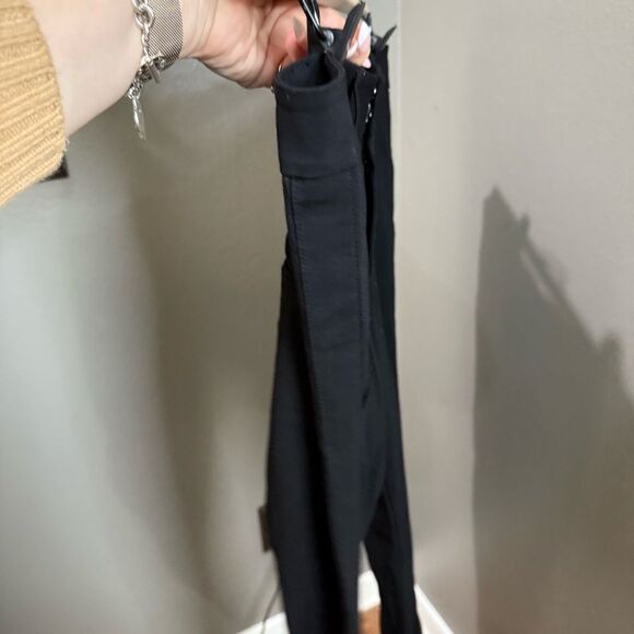 VINCE Black Wool Blend Tuxedo Trouser Pants - Picture 8 of 16